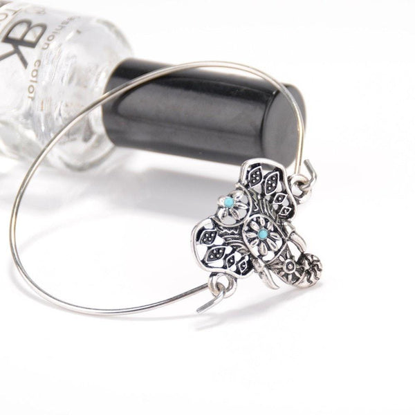 Boho Turquoise Elephant Pendant Bundle