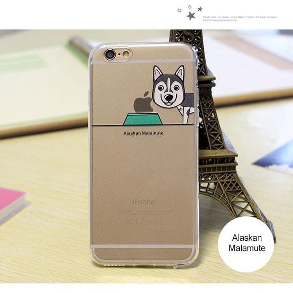 Clip Ogie - Cute Transparent Dog Iphone Case