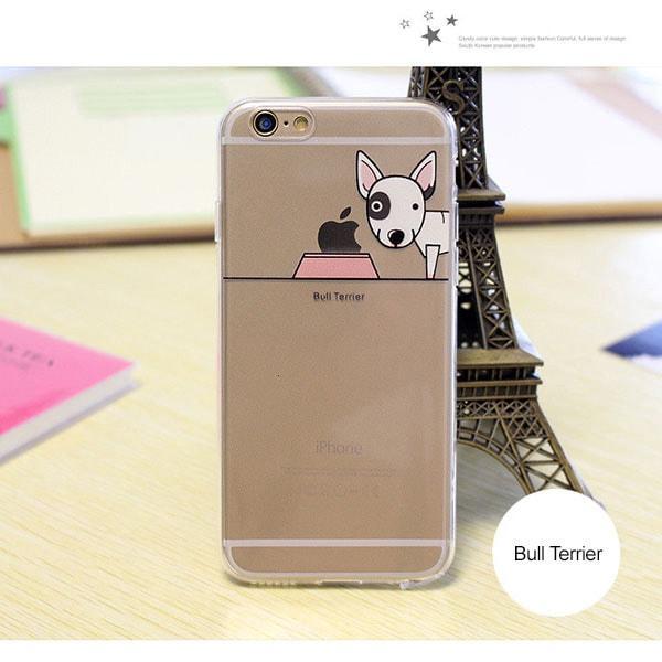 Clip Ogie - Cute Transparent Dog Iphone Case