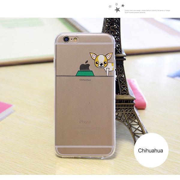 Clip Ogie - Cute Transparent Dog Iphone Case