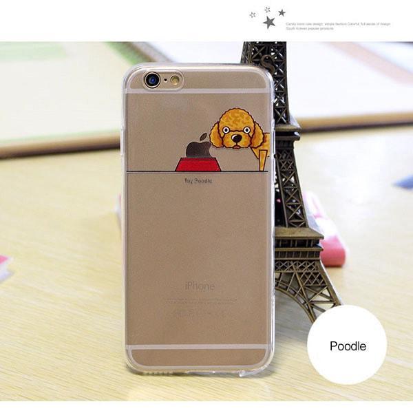 Clip Ogie - Cute Transparent Dog Iphone Case