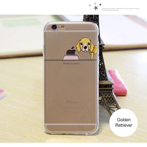 Clip Ogie - Cute Transparent Dog Iphone Case