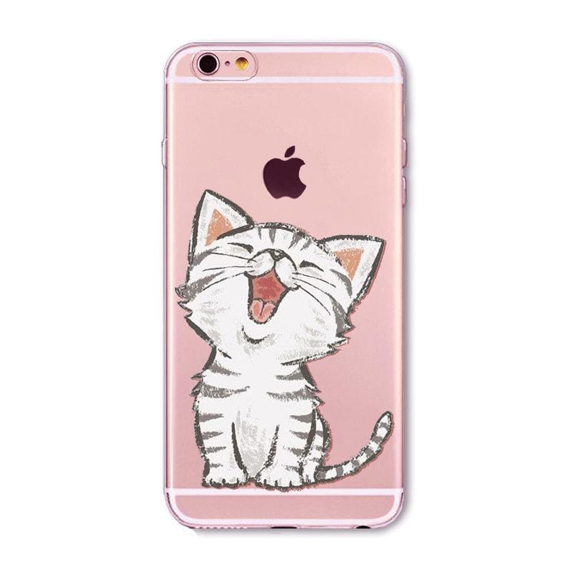 Bon Kat - Painted Cute Cat iPhone Case