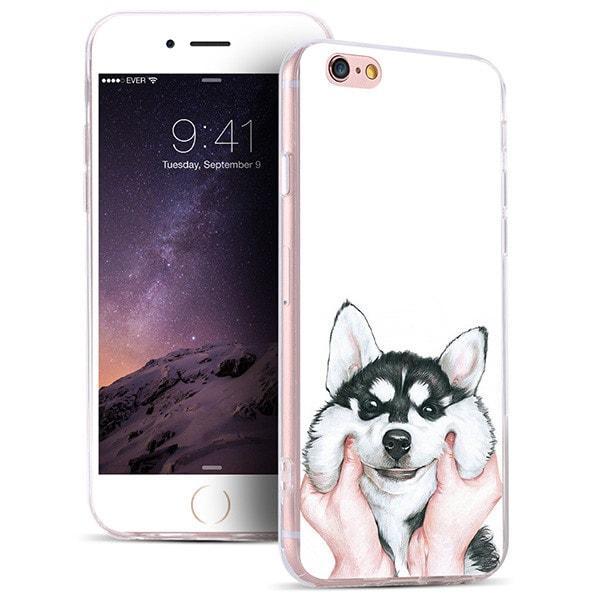 Husky Ogie - Husky Painting iPhone Case