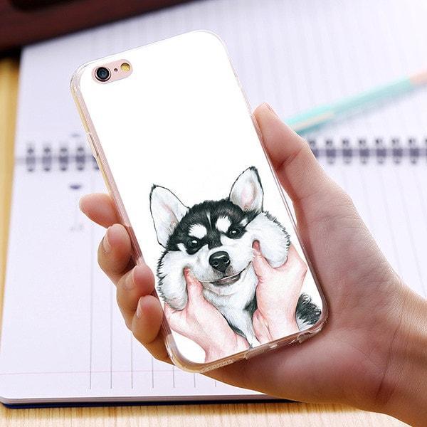 Husky Ogie - Husky Painting iPhone Case