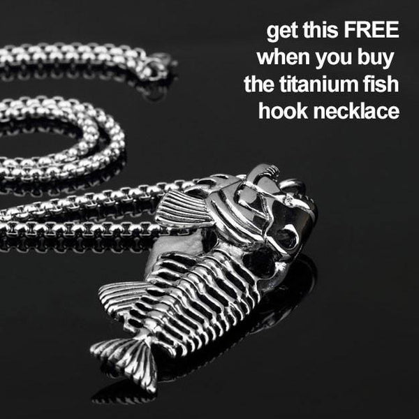 Titanium Fish Hook Necklace Bundle