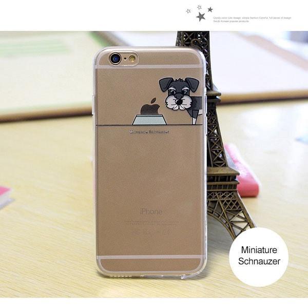 Clip Ogie - Cute Transparent Dog Iphone Case