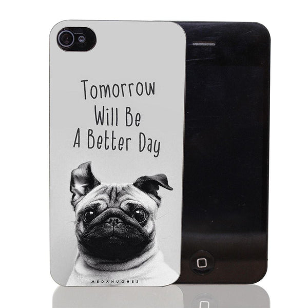 Free Day Ogie - Optimistic Pug iPhone Case