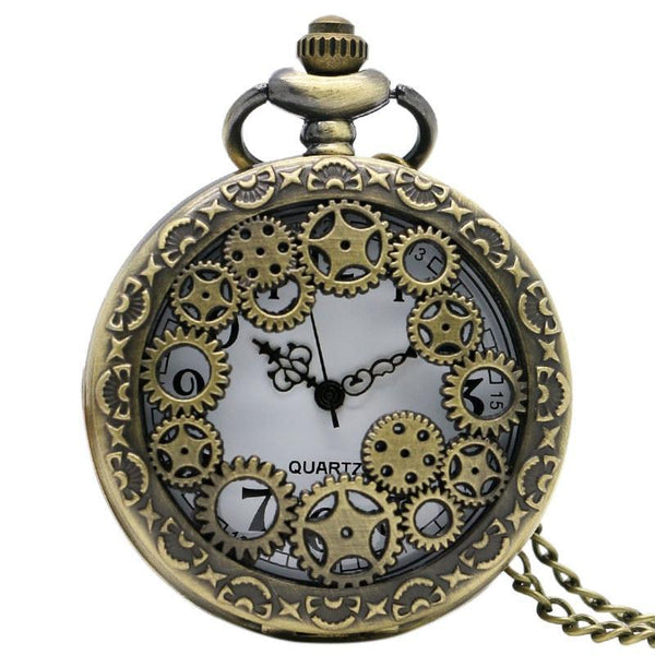 Clock Verne - Vintage Steampunk Pocket Watch