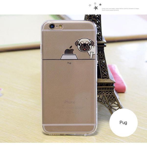 Clip Ogie - Cute Transparent Dog Iphone Case